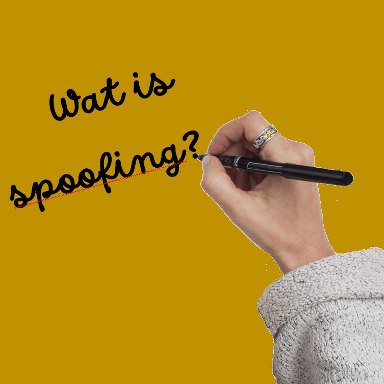 Spoofing schrijvende hand