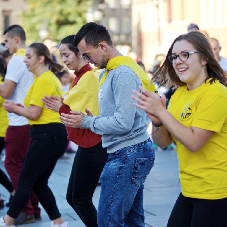Flashmob station Brussel