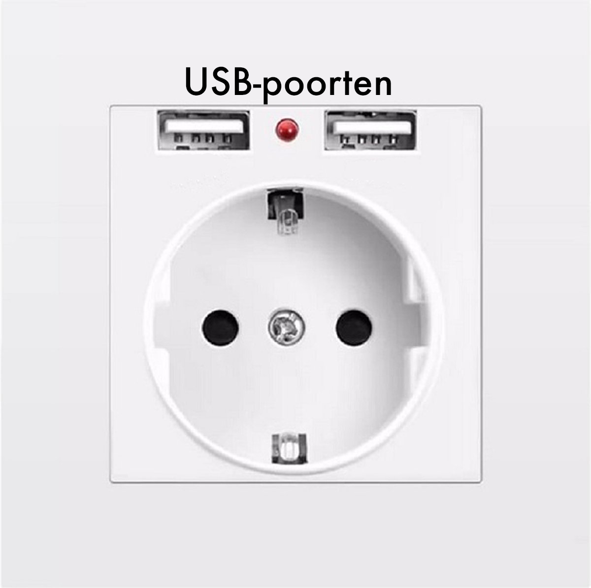 Juice jacking Stopcontact usb